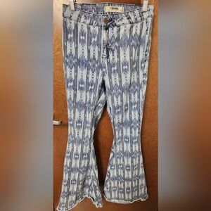 Rock And Roll Denim 15in Flare Jeans 28x36